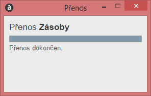 Přenos dokončen